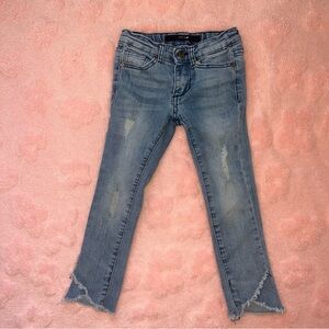 Blue Jean Joe’s Girls Size 6 Adjustable Waist Hole Distressed Denim Ripped Pants